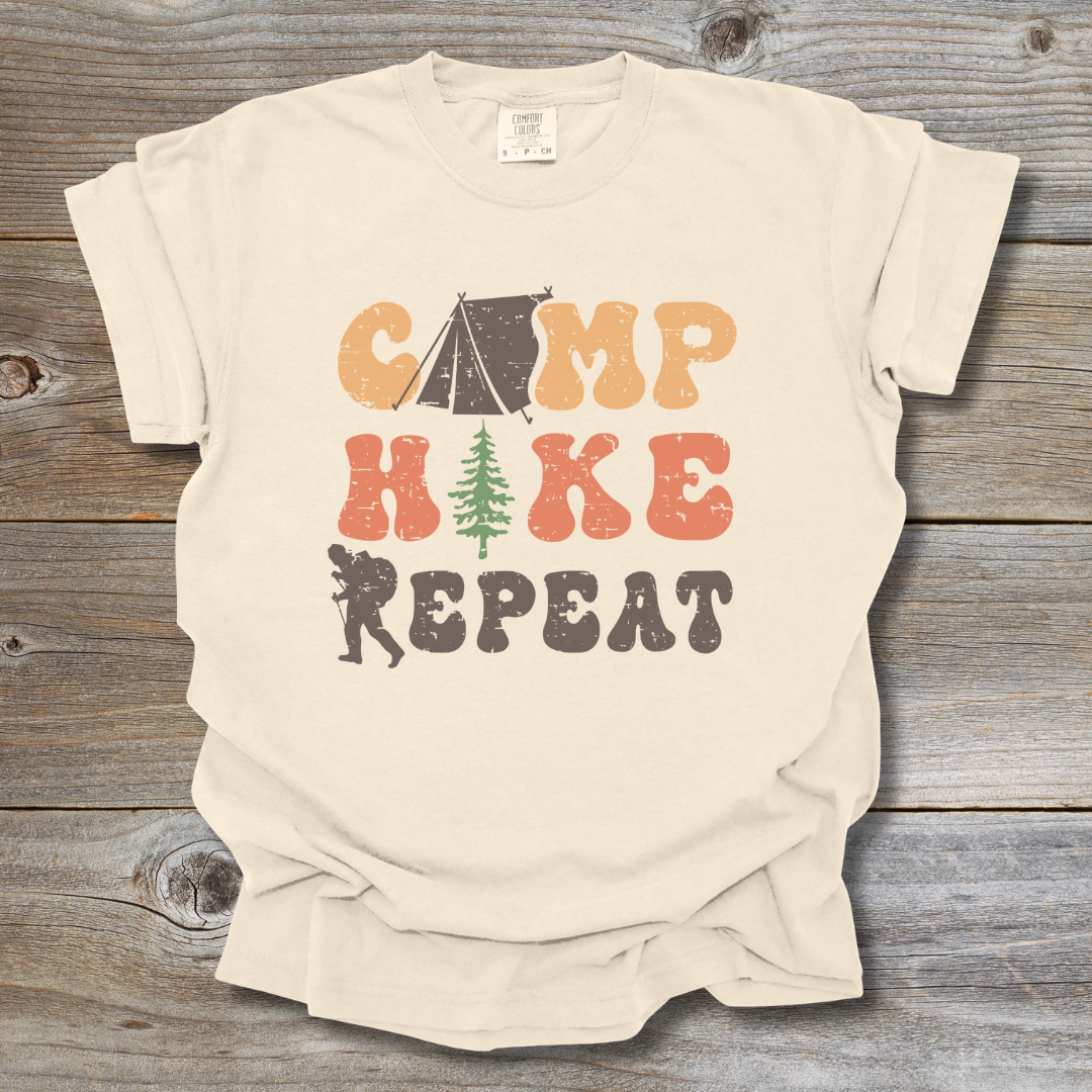 Camp Hike Repeat T-Shirt