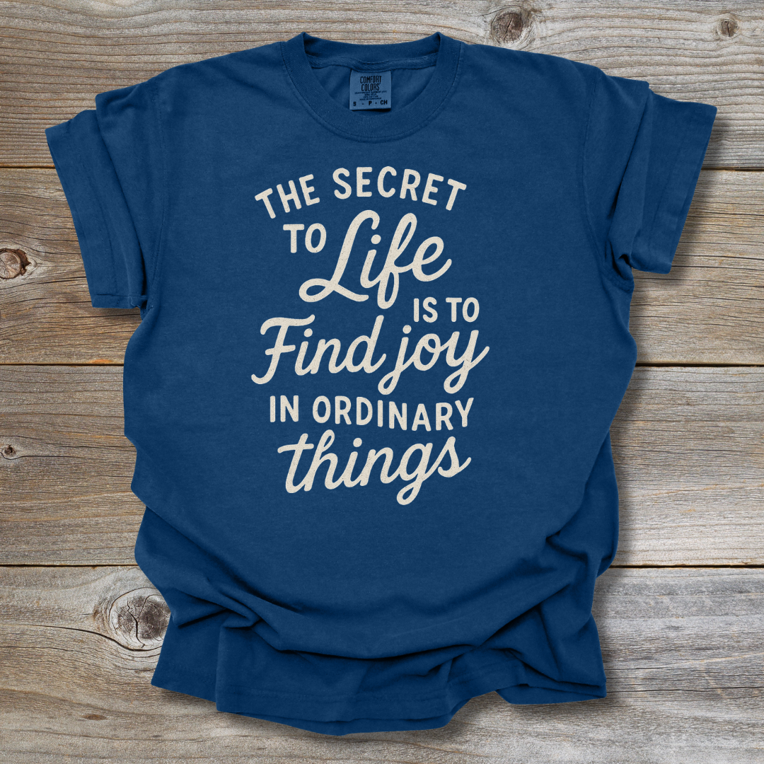 The Secret is Joy T-Shirt