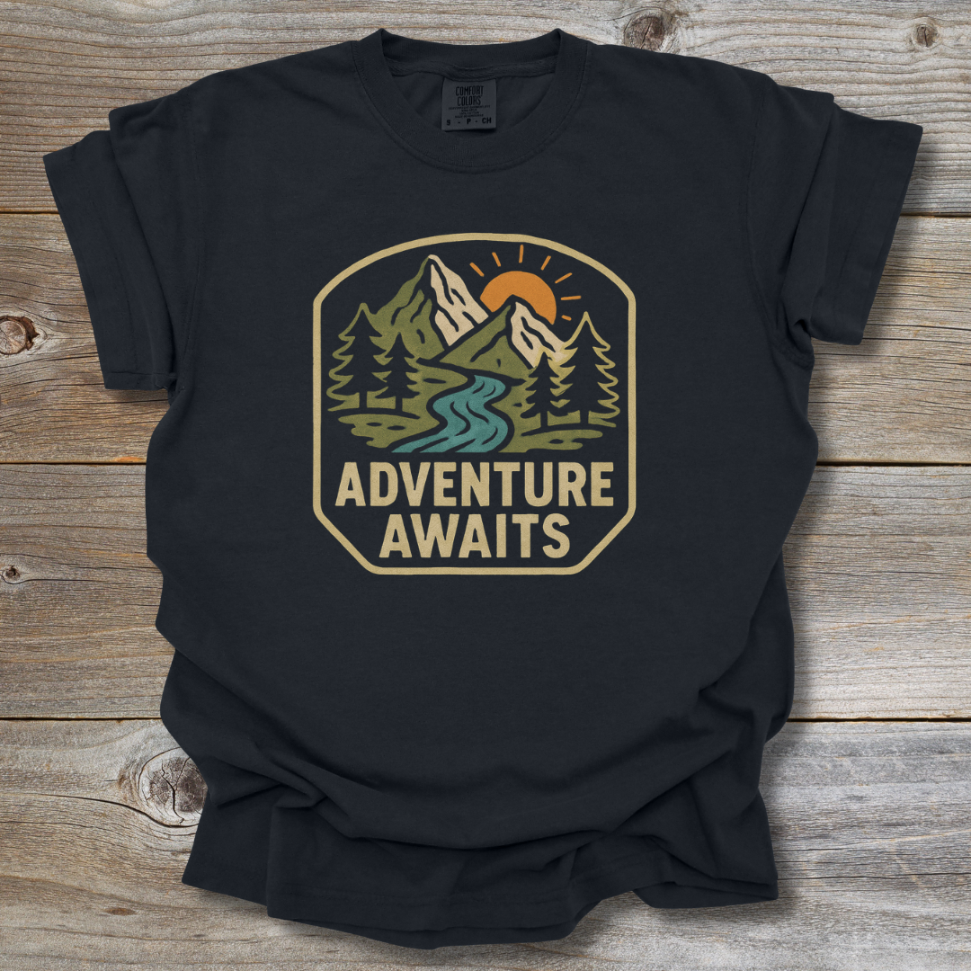 sun mountain river trees adventure