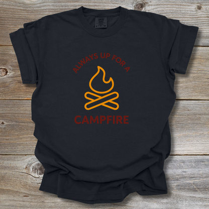 good vibes campfire relaxing