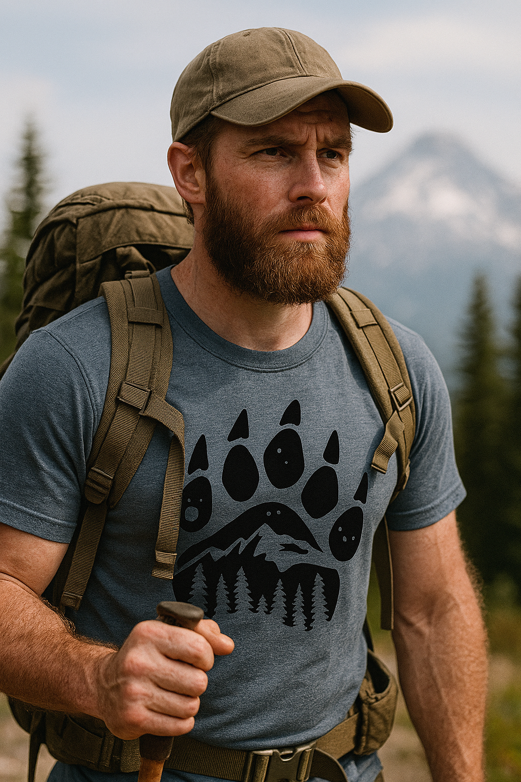bear mountain hiking adventure shirt