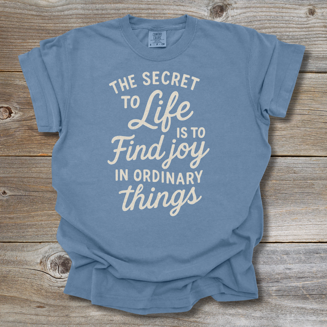 The Secret is Joy T-Shirt