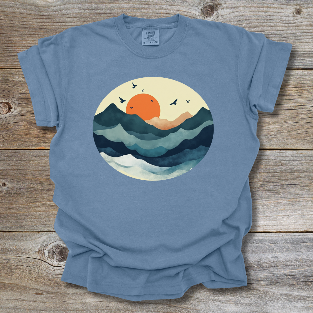 Sunset Waves T-shirt