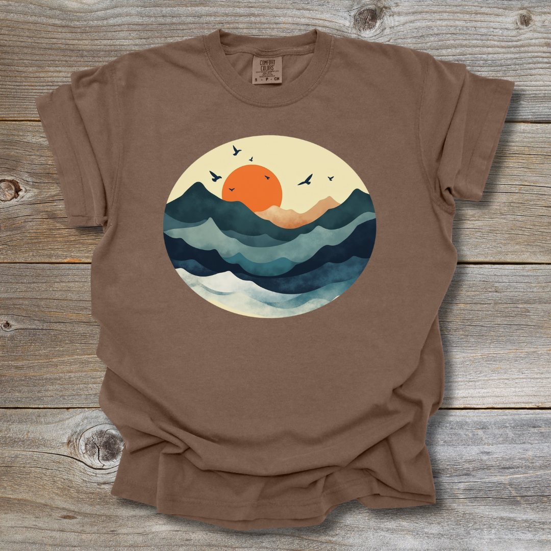 Sunset Waves T-shirt