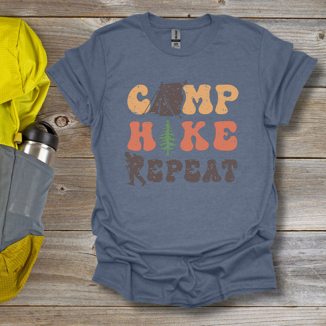 Camp Hike Repeat T-Shirt
