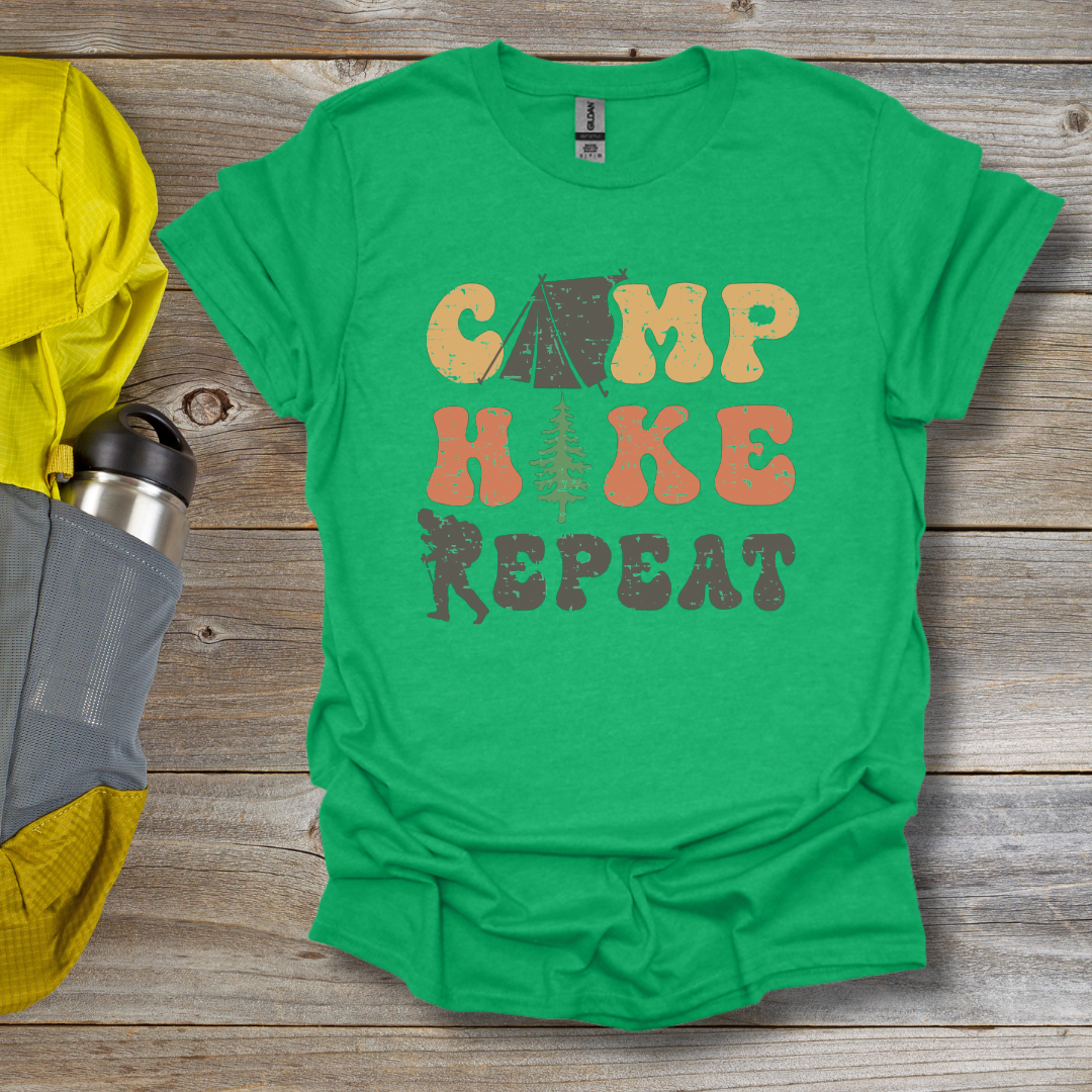 Camp Hike Repeat T-Shirt