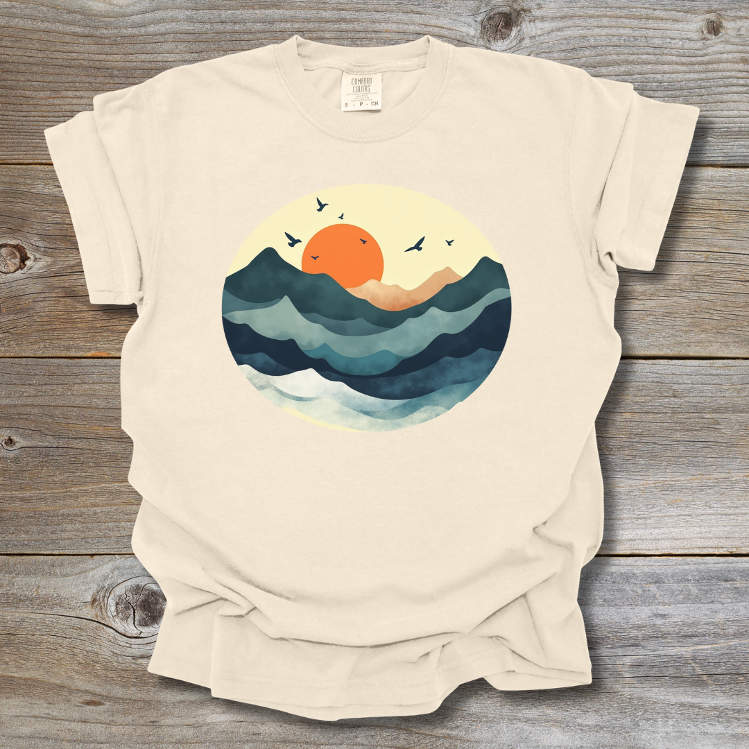 Sunset Waves T-shirt