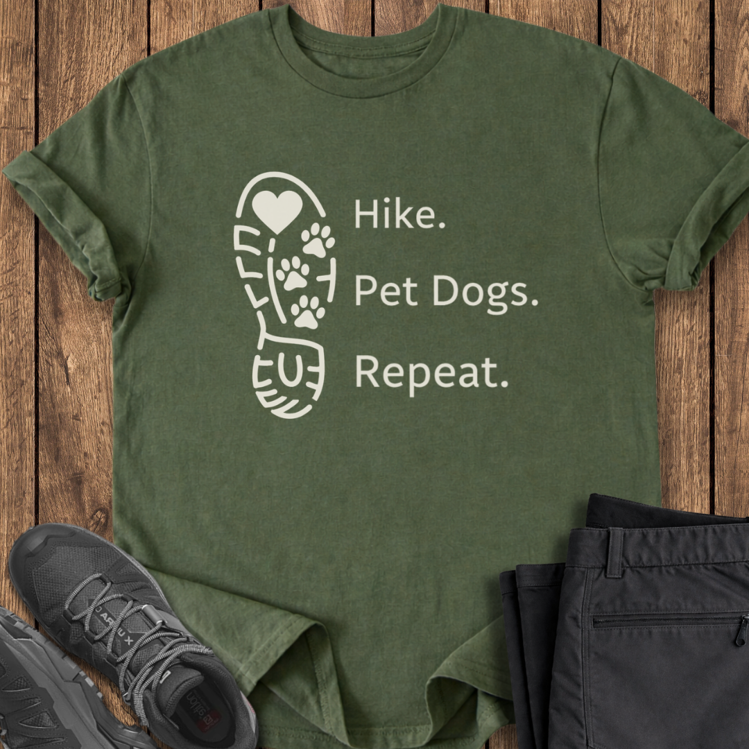 Hike. Pet Dogs. Repeat.