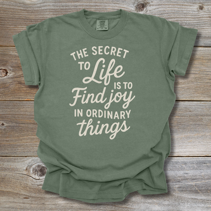 The Secret is Joy T-Shirt