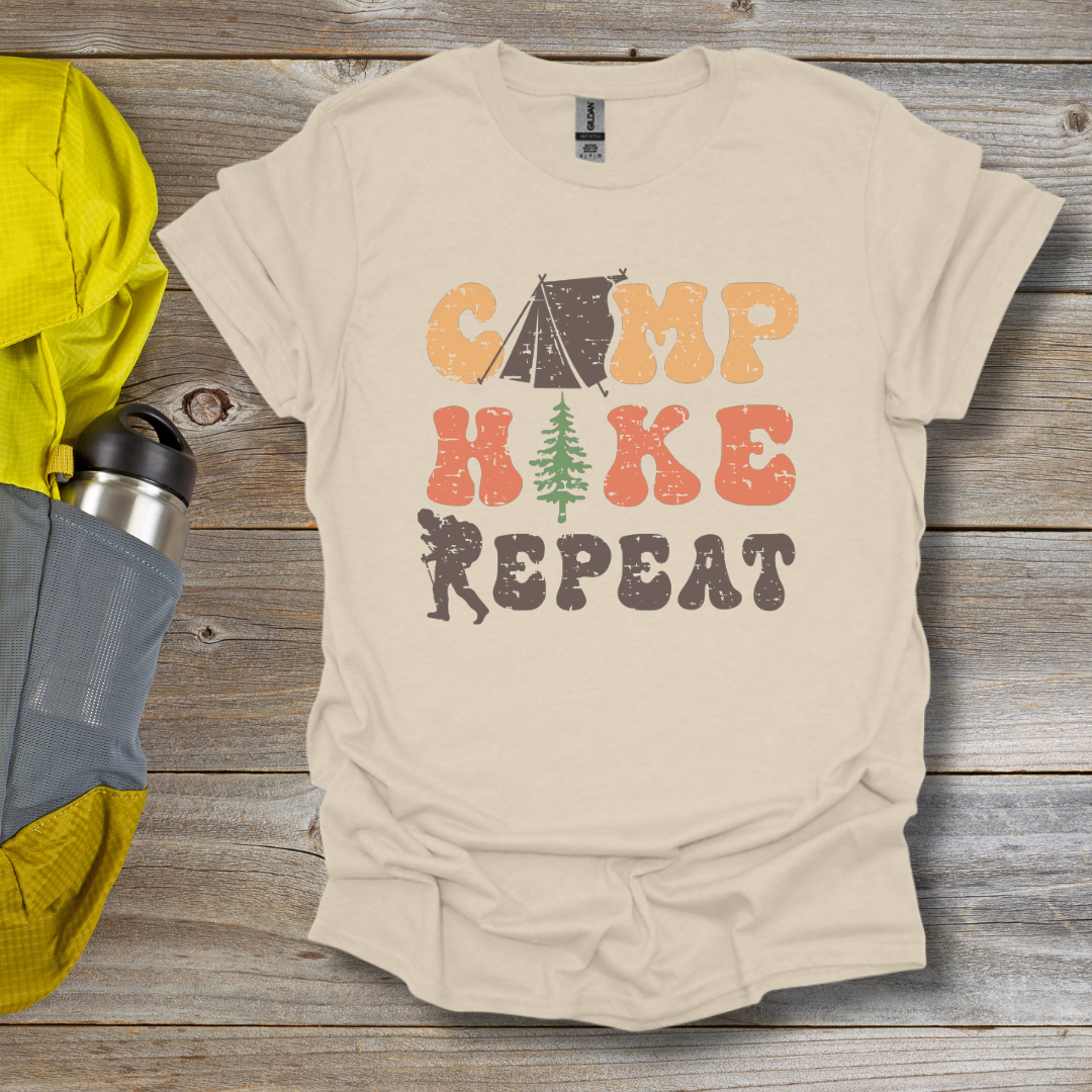 Camp Hike Repeat T-Shirt