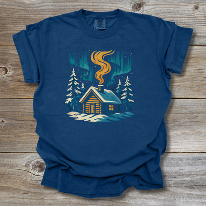 Northern Lights Cabin T-Shirt
