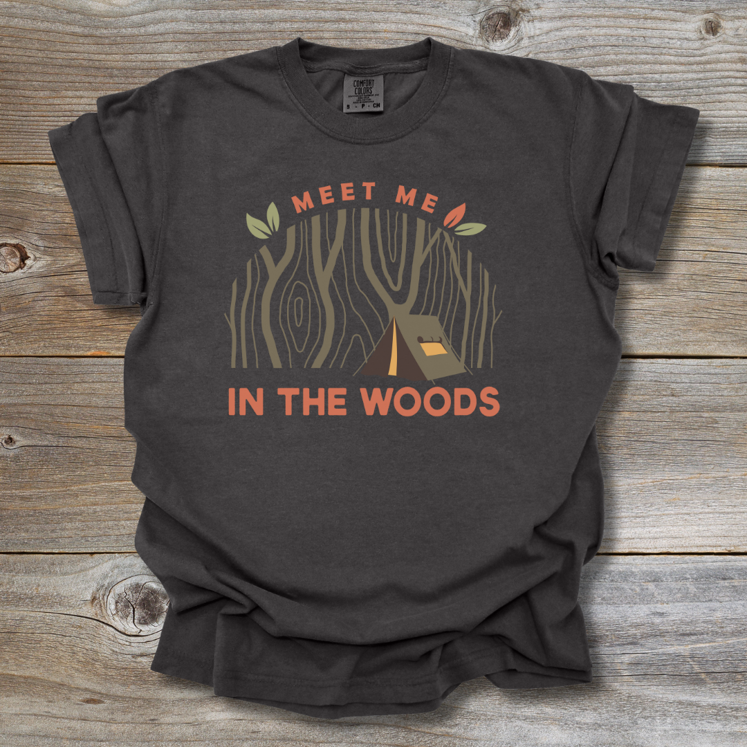 funny camping shirt tent tree leaf