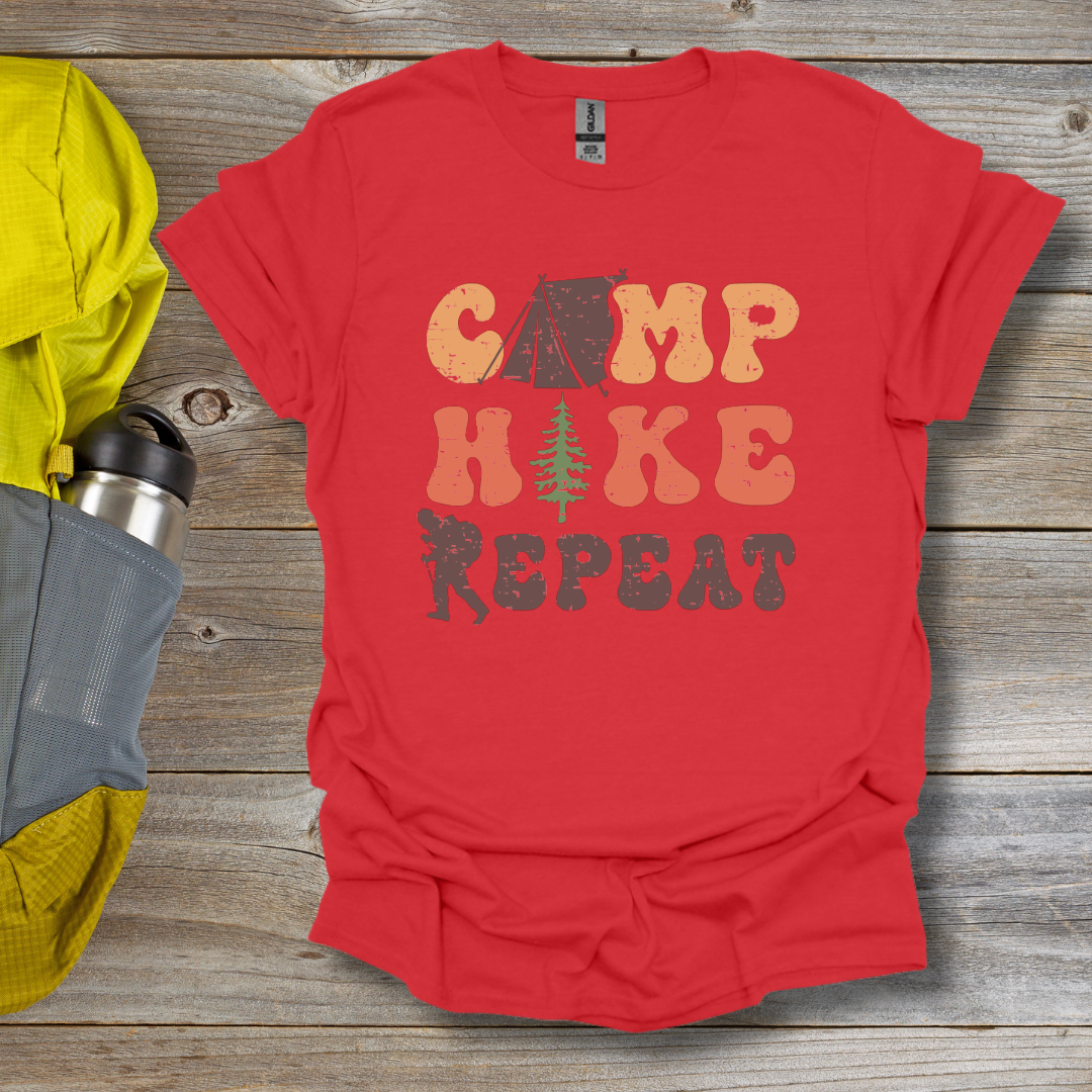 Camp Hike Repeat T-Shirt
