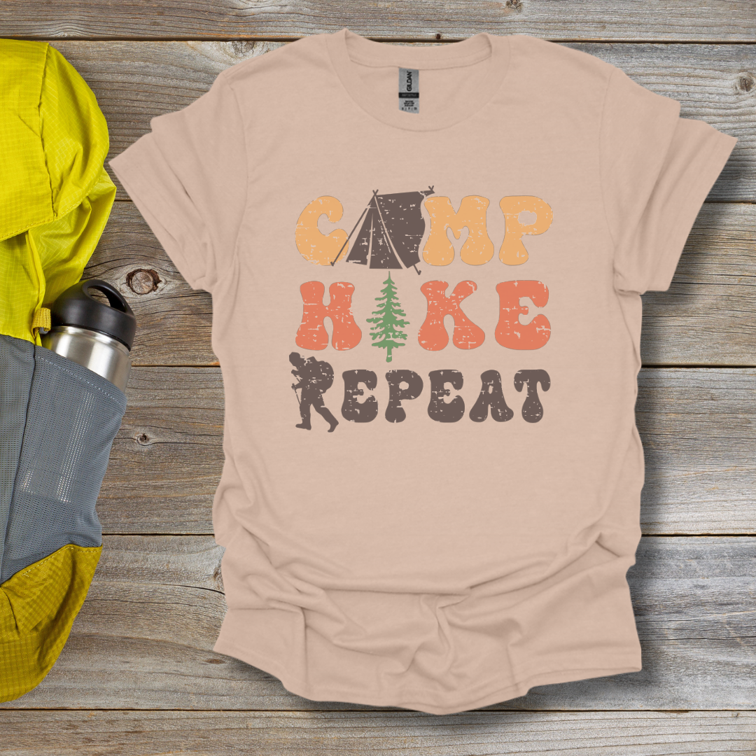 Camp Hike Repeat T-Shirt