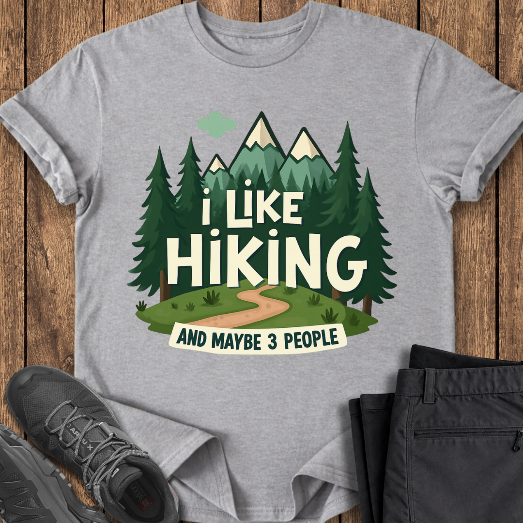 funny hiking t shirt
