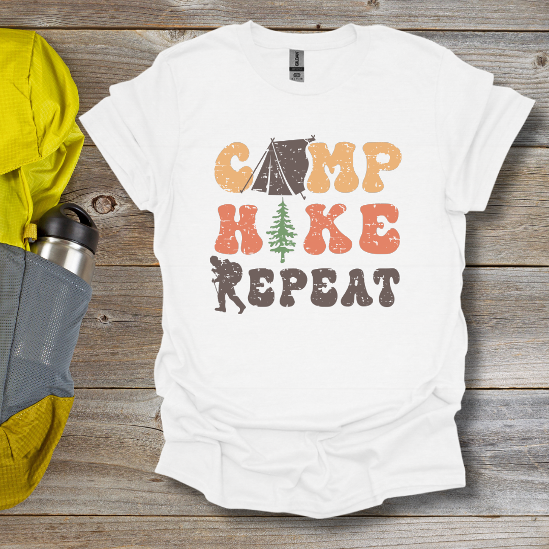 Camp Hike Repeat T-Shirt