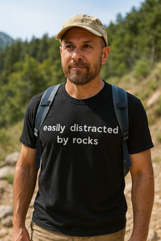 Distracted by Rocks T-Shirt