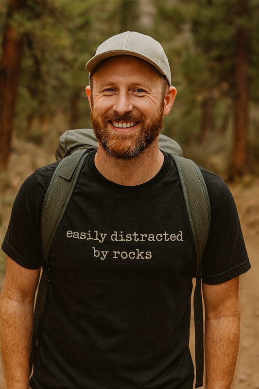 Easily Distracted by Rocks T-Shirt