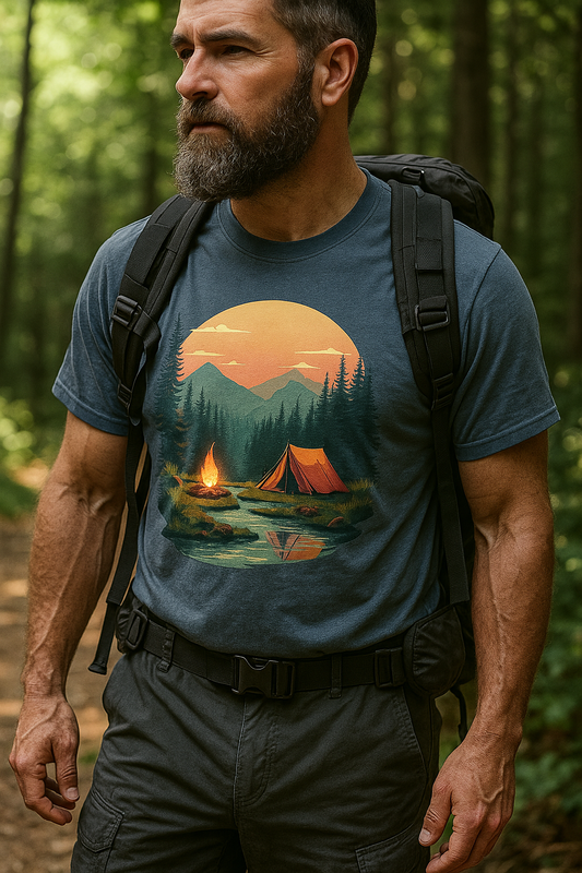 Camp at Dawn T-Shirt