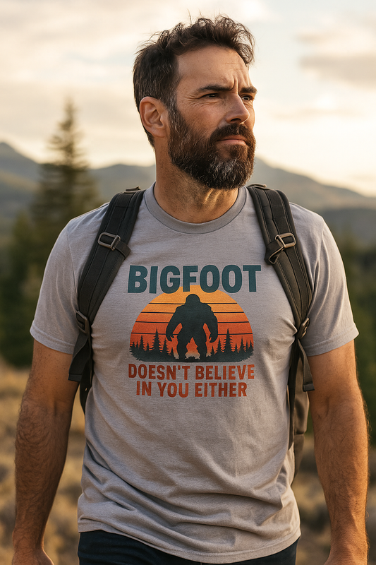 Bigfoot Doesn't Believe T-Shirt