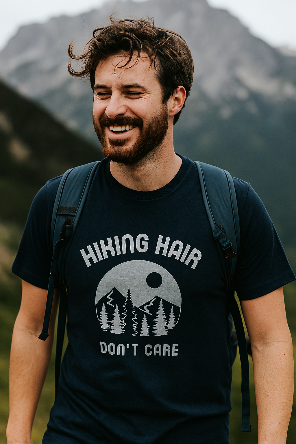Hiking Hair Don't Care T‑Shirt