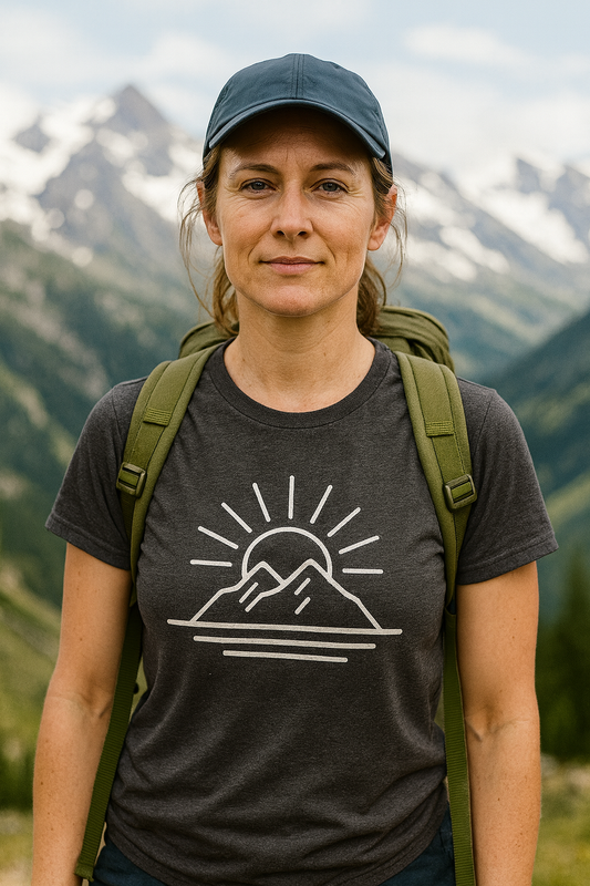 mountaineer hiker adventurer woman